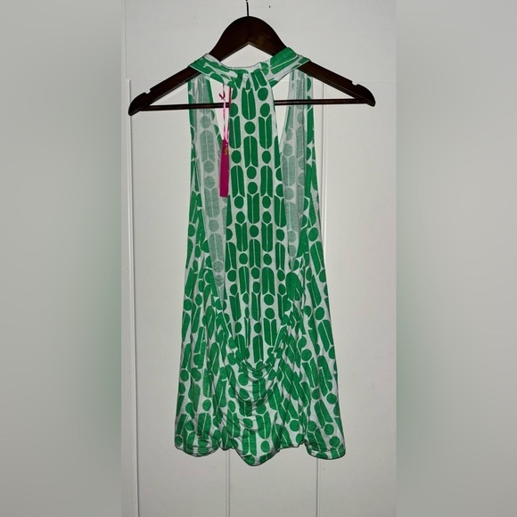 Macbeth Margaret‎ Joseph Women Geometric Breathable Summer Tank Top Racerback M - Picture 2 of 7